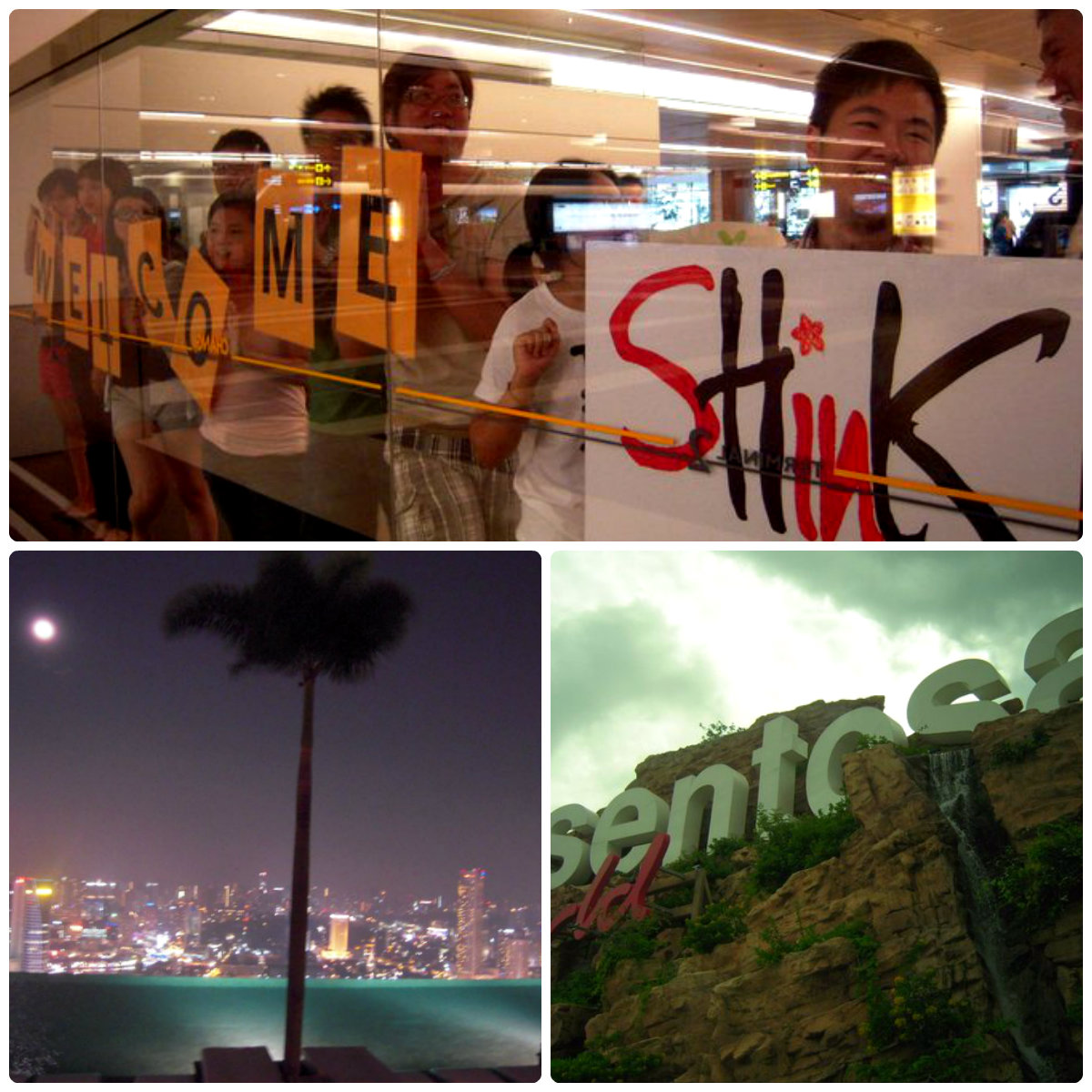 新加坡的朋友在迎接我們 Welcome by our Singaporean friends!